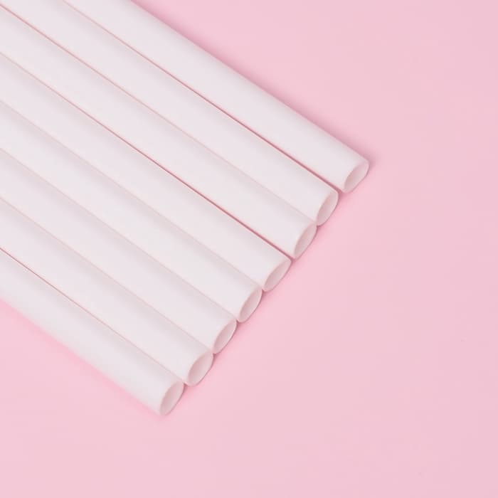 Палочки - дюбели для кондитерских изделий Доляна, d=0.7 см, 30 см, набор 8 шт., пластик, белые