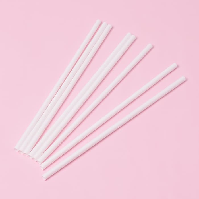 Палочки - дюбели для кондитерских изделий Доляна, d=0.7 см, 30 см, набор 8 шт., пластик, белые