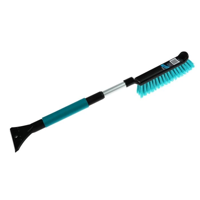Щетка сметка со скребком, Black&Blue BB1005, телескопическая, 57-70 см, МИКС