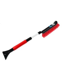 Щетка сметка со скребком, Black&Blue BB1005, телескопическая, 57-70 см, МИКС