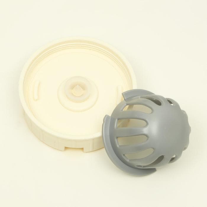 Комплекс для кормления, с автопоилкой и съёмной миской, белый, серый