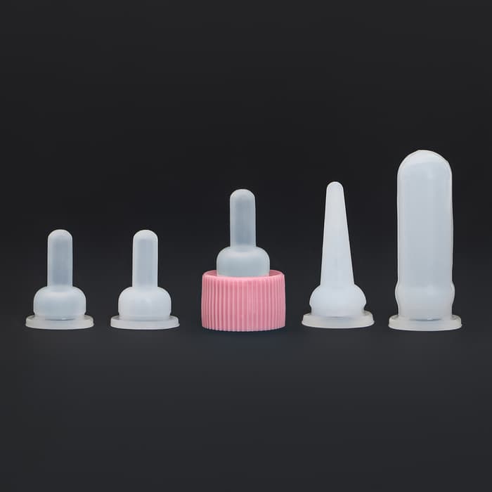 Набор для вскармливания животных «Пижон», бутылочка 60 мл, 4 соски и ёршик, розовый