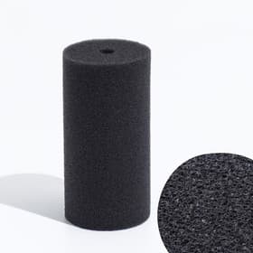 Губка круглая № 4, мелкопористая, 8×8×16 см, серая