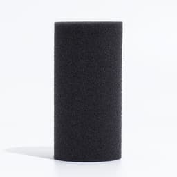 Губка круглая № 4, мелкопористая, 8×8×16 см, серая