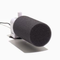 Губка круглая № 4, мелкопористая, 8×8×16 см, серая