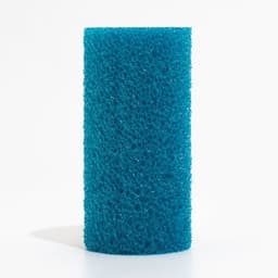 Губка круглая № 2, крупнопористая, 6×6×12 см, синяя