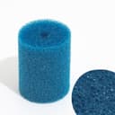 Губка круглая № 3, крупнопористая, 8×8×10 см, синяя