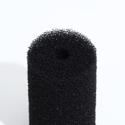 Губка круглая № 2, среднепористая 30 PPI, 6×6×12 см, черная
