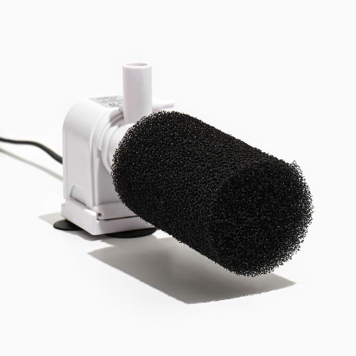 Губка круглая № 2, среднепористая 30 PPI, 6×6×12 см, черная