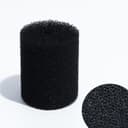Губка круглая № 3, среднепористая 30 PPI, 8×8×10 см, черная