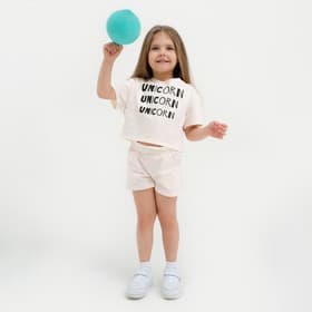 Шорты для девочки с рюшей KAFTAN «Unicorn», размер 30 (98-104)