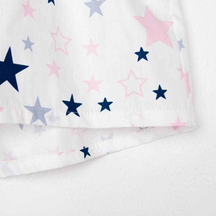 Шорты женские KAFTAN Pink stars, размер 40-42, белые