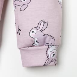 Костюм для девочки (боди, штаны, шапочка) «Крошка Я. Зайчик», рост 80-86 см