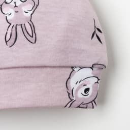 Костюм для девочки (боди, штаны, шапочка) «Крошка Я. Зайчик», рост 80-86 см