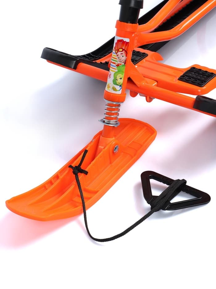 Снегокат «Тимка спорт 2» Фиксики, оранжевый, ТС2/Ф12 Nika Kids