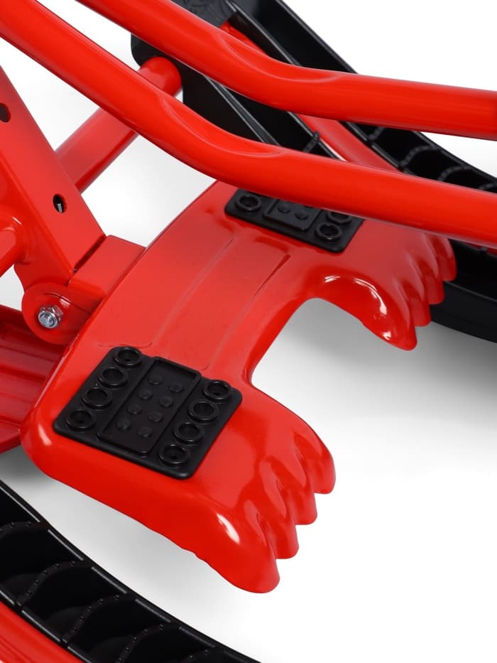 Снегокат «Тимка спорт 4-1 Граффити», ТС4-1/GR, со спинкой и ремнём безопасности