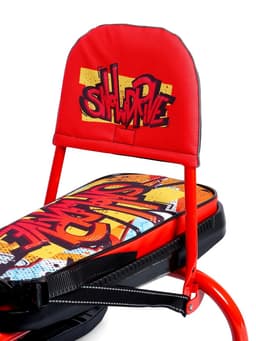 Снегокат «Тимка спорт 4-1 Граффити», ТС4-1/GR, со спинкой и ремнём безопасности