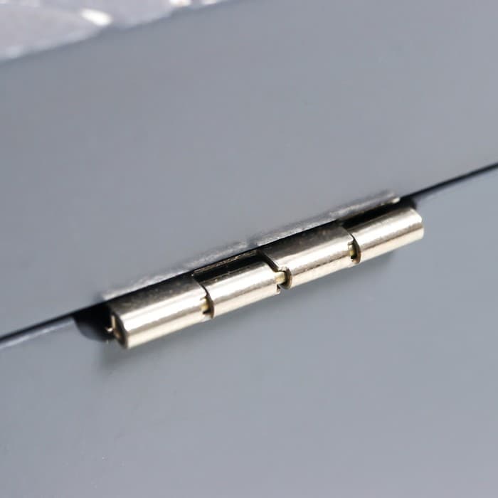 Шкатулка для украшений «Листья на сером», дерево, 7×16.3×22.3 см