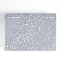 Шкатулка для украшений «Листья на сером», дерево, 7×16.3×22.3 см