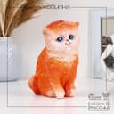 Копилка для денег «Котенок рыжий», гипс, 16×12 см