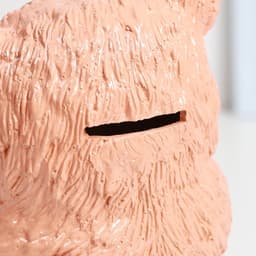 Копилка для денег «Мишка с сердцем», гипс, 16.5×18.5 см