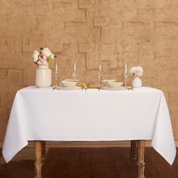 Скатерть «Этель» Cozy, 150×250±3 см, 192 г/м², хлопок с ВГМО, белая