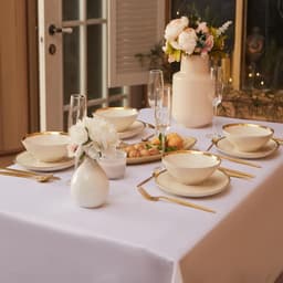 Скатерть «Этель» Cozy, 150×250±3 см, 192 г/м², хлопок с ВГМО, белая