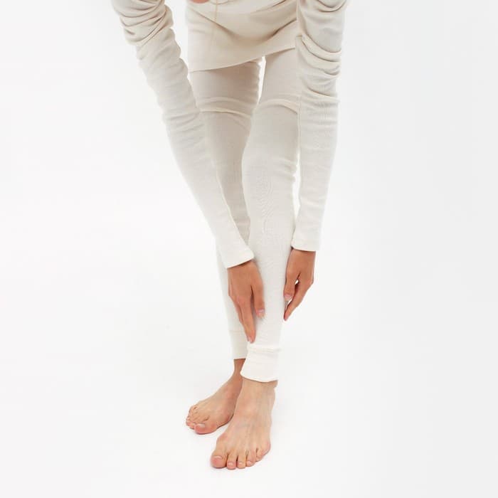 Термобельё женское (лонгслив, лосины) MINAKU, молочное, размер 52