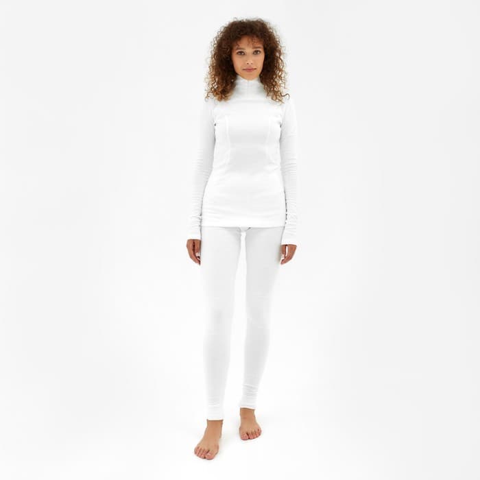 Термобельё женское (лонгслив, лосины) MINAKU, молочное, размер 54