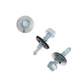 Саморезы кровельные ТУНДРА krep с буром 5.5×25 мм, цинк, 60 шт.