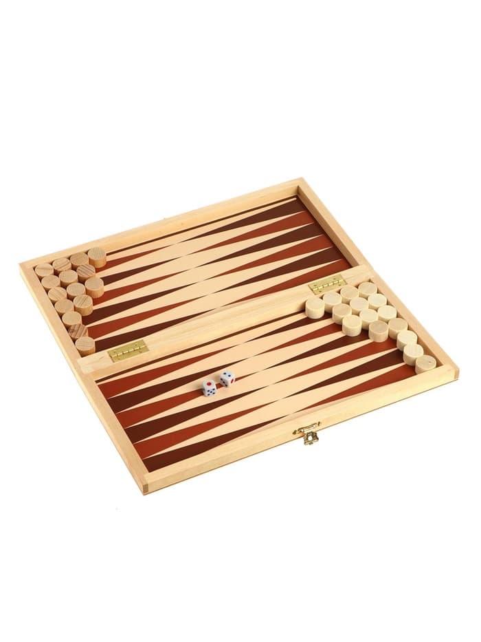 Набор настольных игр PELSI «Шашки и нарды» 28×28 см