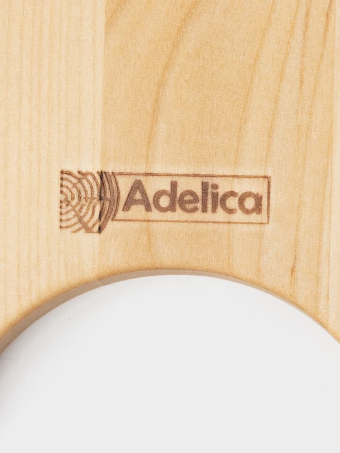 Столик - поднос для вина Adelica, менажница со складными ножками, на 2 персоны, d=32×1.8 см, дерево берёза