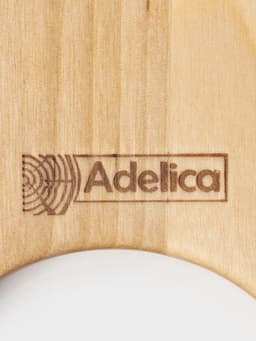 Столик - поднос для вина в форме сердца Adelica, с менажницей и складными ножками, на 2 персоны, d=30×1.8 см, дерево берёза