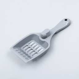 Совок для кошачьего туалета «Мур Мяу», 22.5×9.5×4 см, пластик, серый