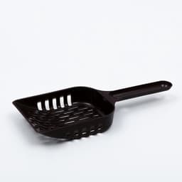 Совок для кошачьего туалета, пластик, пластик, цвет шоколадный