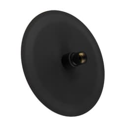 Лейка для душа Accoona А355F, тропическая, d=20 см, круг, нерж. сталь, черная