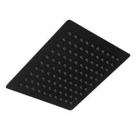 Лейка для душа Accoona А355F-1, тропическая, черная, 20×20 см, нерж. сталь