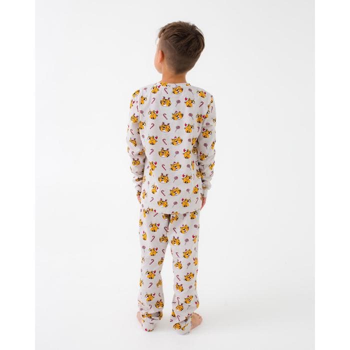 Пижама детская новогодняя KAFTAN Happy Holidays, размер 28 (86-92 см)