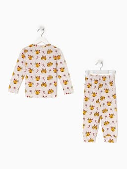 Пижама новогодняя детская: лонгслив, брюки, KAFTAN: Happy Holidays, рост 86-92 см