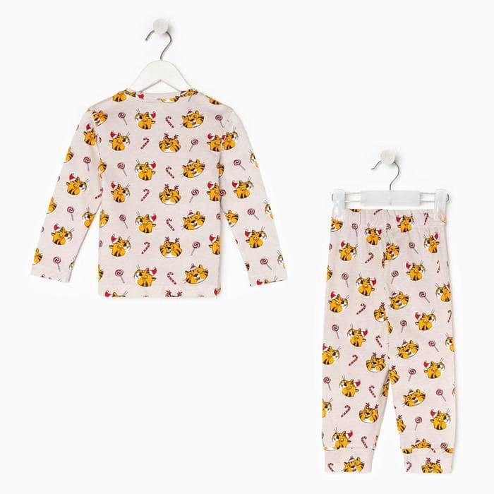 Пижама детская новогодняя KAFTAN Happy Holidays, размер 28 (86-92 см)