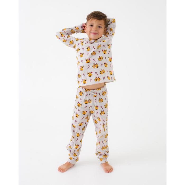 Пижама детская новогодняя KAFTAN Happy Holidays, размер 28 (86-92 см)