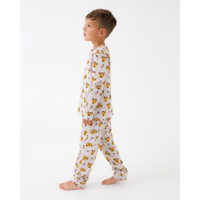 Пижама детская новогодняя KAFTAN Happy Holidays, размер 28 (86-92 см)