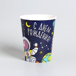 Посуда одноразовая бумажная «Космос», на 6 персон, 12 предметов