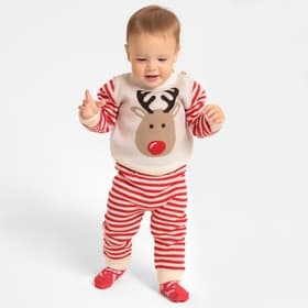 Костюм детский вязаный «Крошка Я. Олень», рост 98-104 см