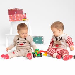 Костюм детский вязаный «Крошка Я. Олень», рост 98-104 см