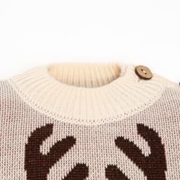 Костюм детский вязаный «Крошка Я. Олень», рост 74-80 см