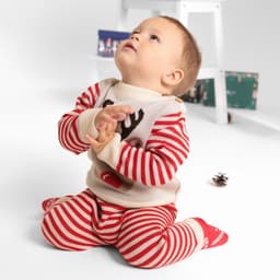 Костюм детский вязаный «Крошка Я. Олень», рост 74-80 см