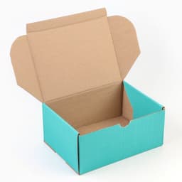 Коробка самосборная, мятная, для подарков, хранения и отправки посылок, 22×16.5×9.5 см