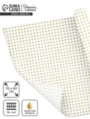 Бумага упаковочная тишью «Золото, горох», 50×70 см