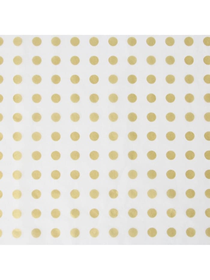 Бумага упаковочная тишью «Золото, горох», 50×70 см